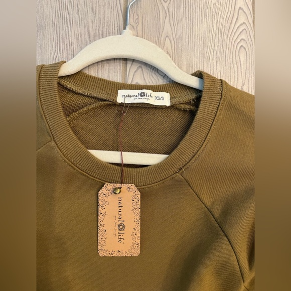 Natural Life Tiered Joey Baby doll Sweatshirt Dress - Picture 4 of 6